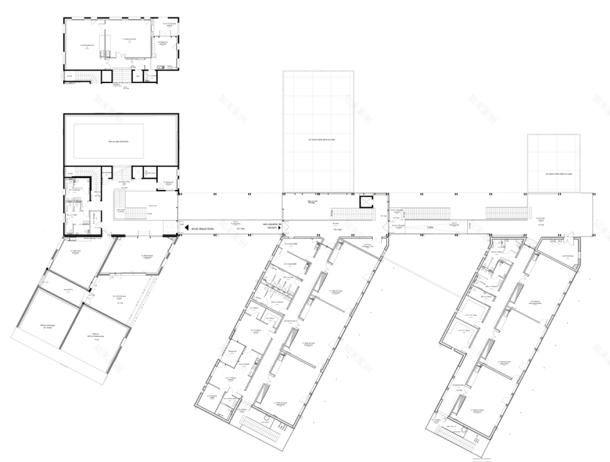 法国 Maurice Béjart 带状校园丨KOMBO Architectes,R+4 Architectes-43