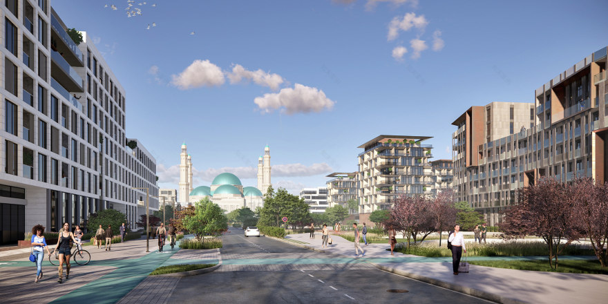 GRAND MOSQUE周边开发项目丨哈萨克斯坦丨LEVEL80 | architects(团队成员众多)-28