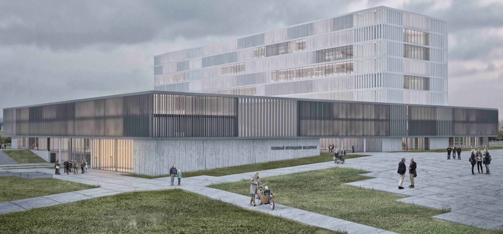 1. Ödül, Tekirdağ Büyükşehir Belediyesi Hizmet Binası ve Çevresi Mimari Proje Yarışması - Arkitera-24