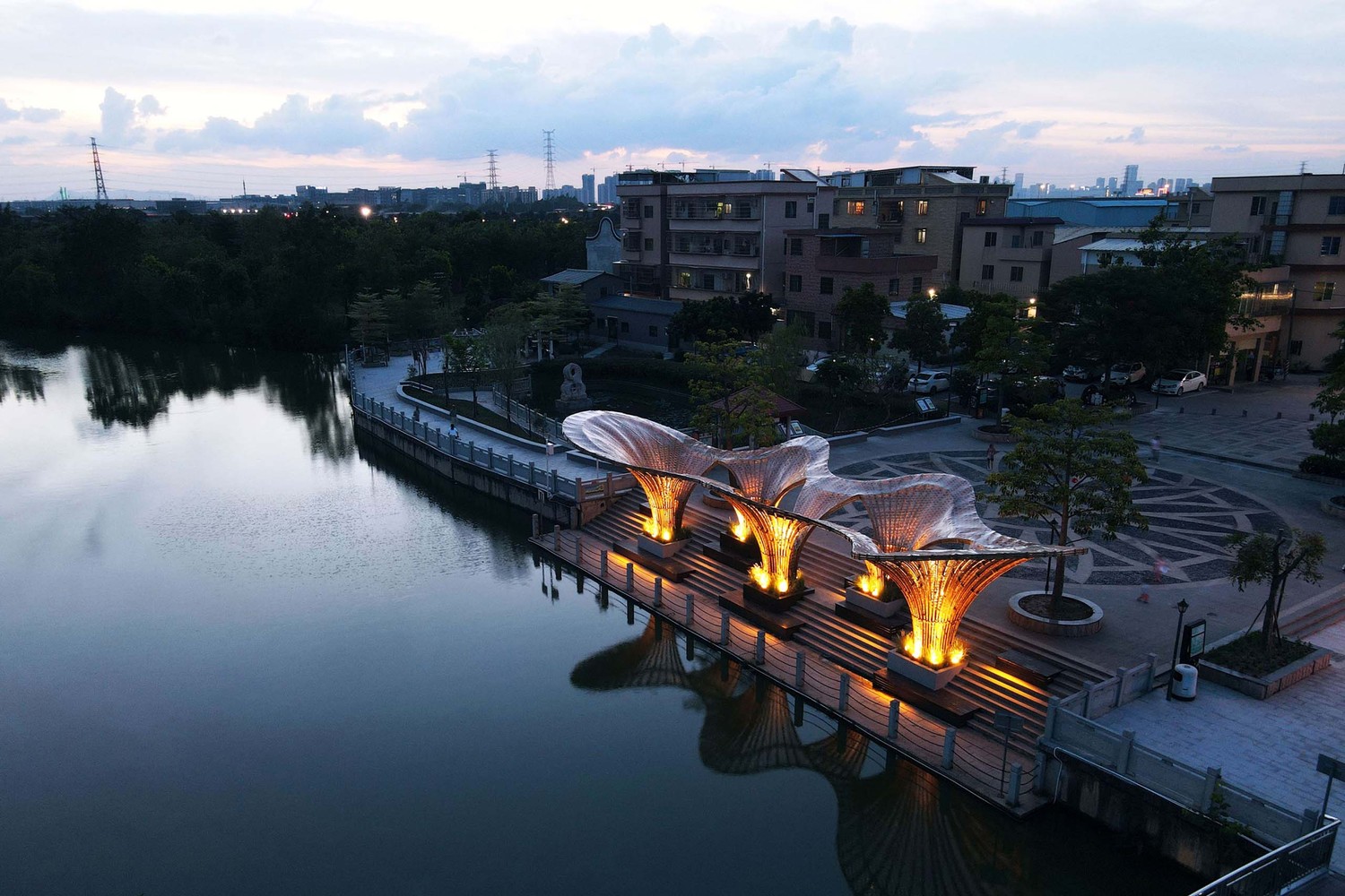 Huanglong Waterfront Bamboo Pavilion 2.0 | 融合古典与现代的竹艺建筑-28