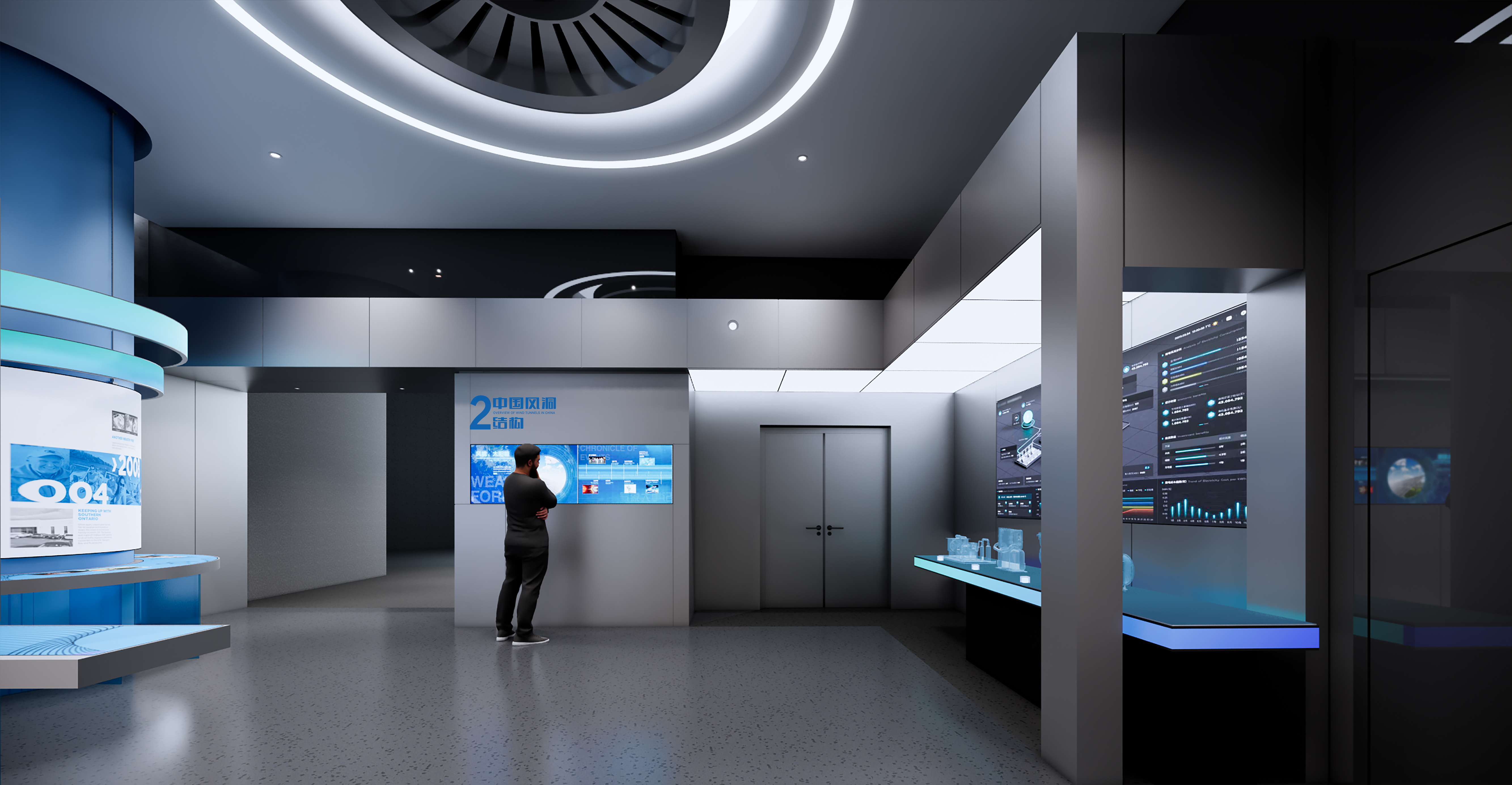 科技影院前厅小展厅改造-7