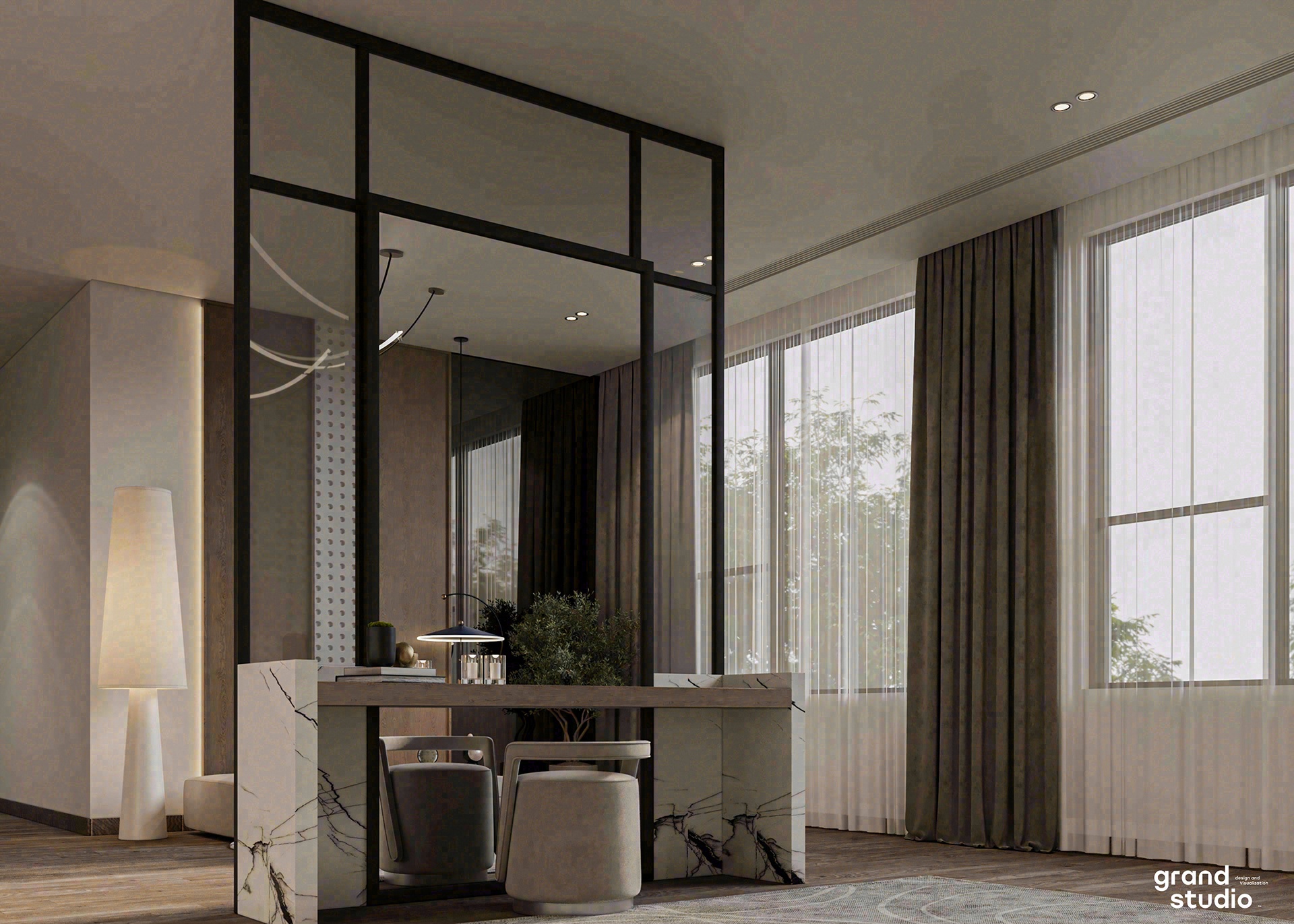 主卧室设计丨Aya Shahin-5