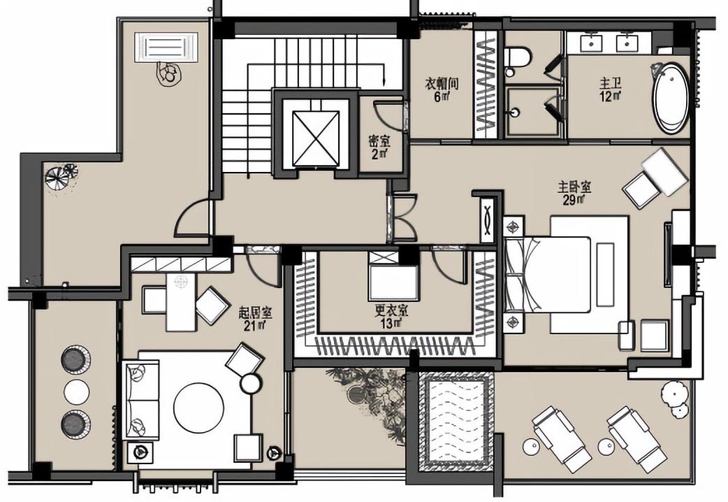 金螳螂新作 615㎡山海荟C2样板间设计落地方案-45
