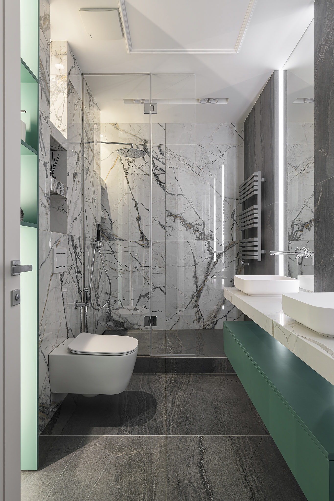 TETRIS·Grey Emerald 公寓丨乌克兰基辅丨S+O architects-42