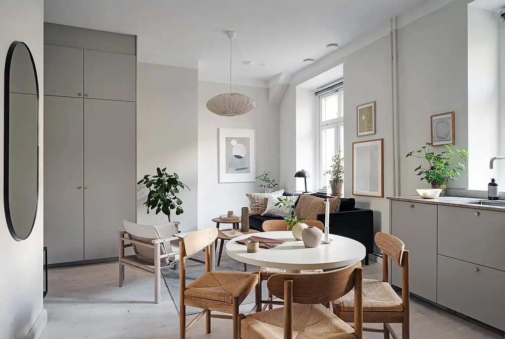 28m2 瑞典小户型，Scandinavian 风格的优雅优化-11