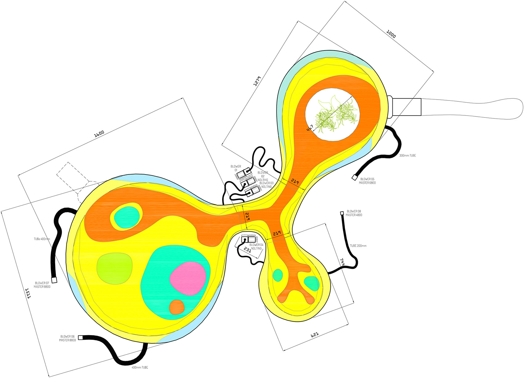 东伦敦的黄色大泡泡 / Dosis-75