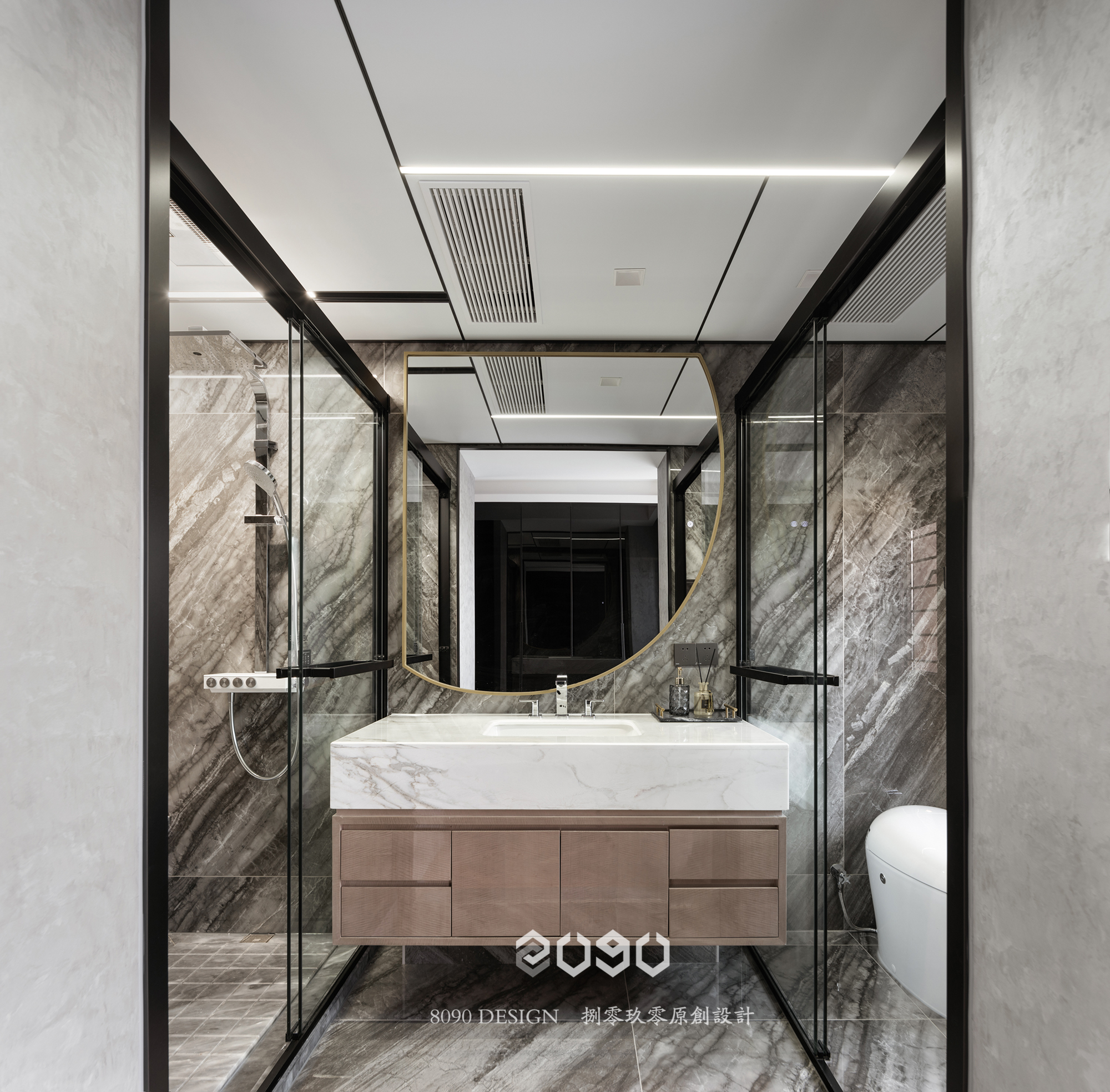 顶楼现代简约风设计丨中国杭州丨杭州 8090 原创设计-50