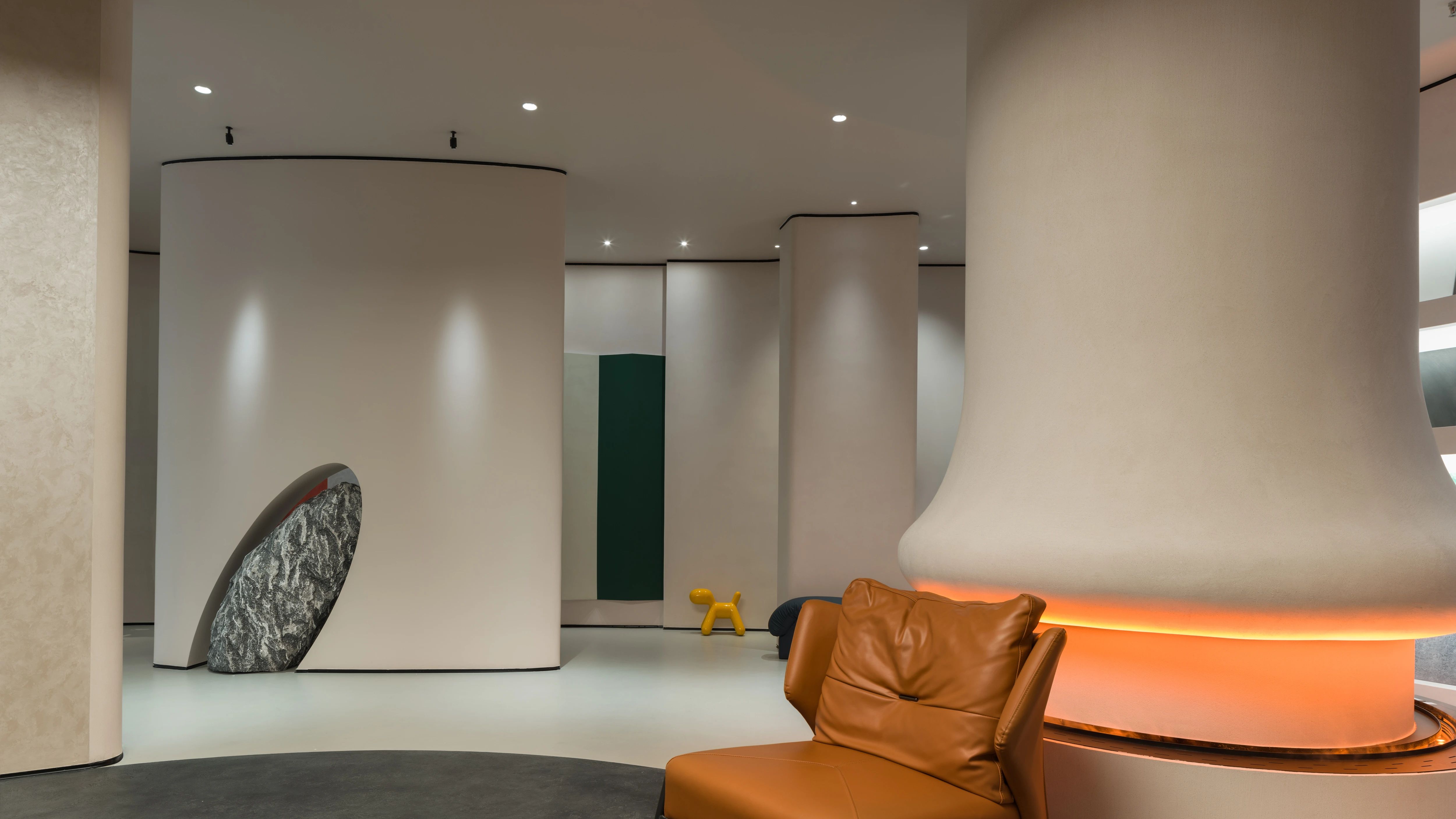 胡同儿“艳遇”,芬琳漆涂料展厅丨北京奈凡设计事务所-28