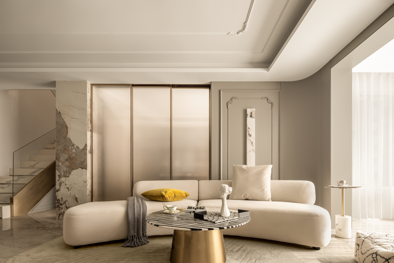 四口之家法式轻奢风雅居设计-3