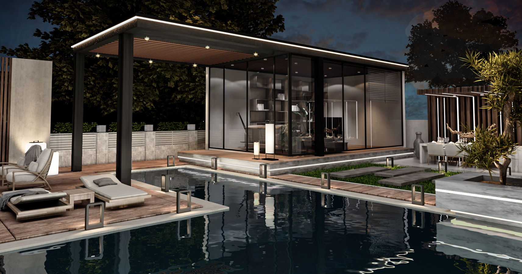 私人住宅外部和景观设计丨埃及-13