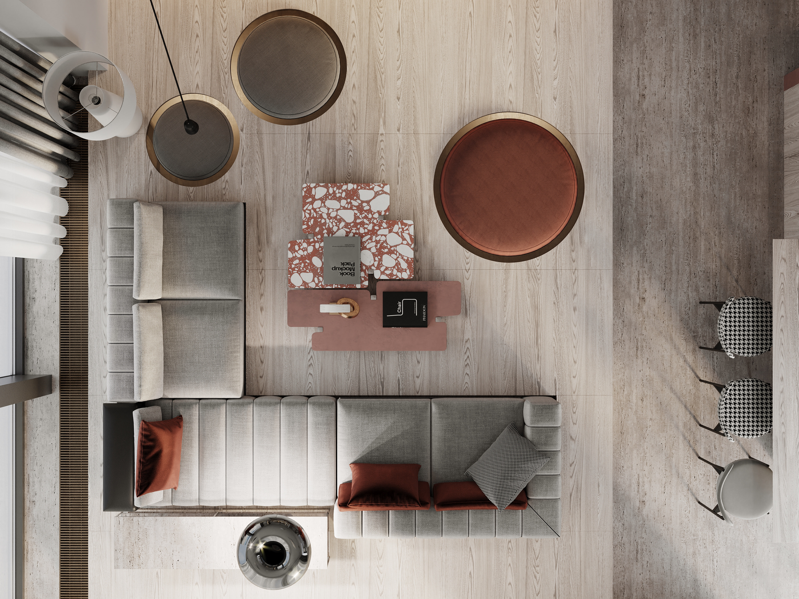 120平 多彩居住空间，细节丰富！-7