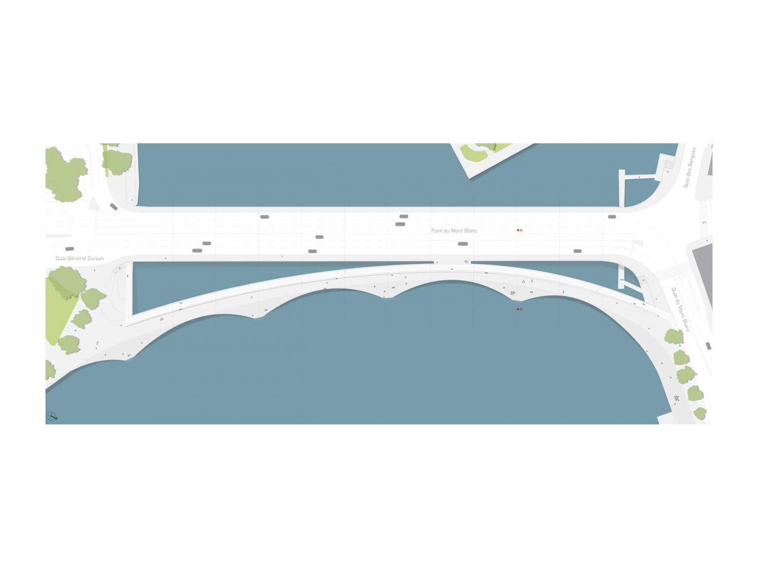 日内瓦人行桥丨瑞士日内瓦-7