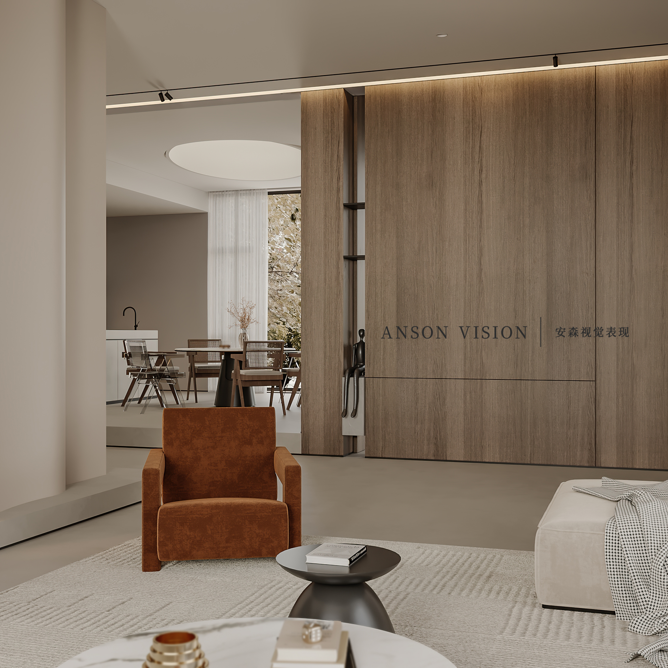 现代别墅多空间表现丨Ansonvision·蒙头睡-6