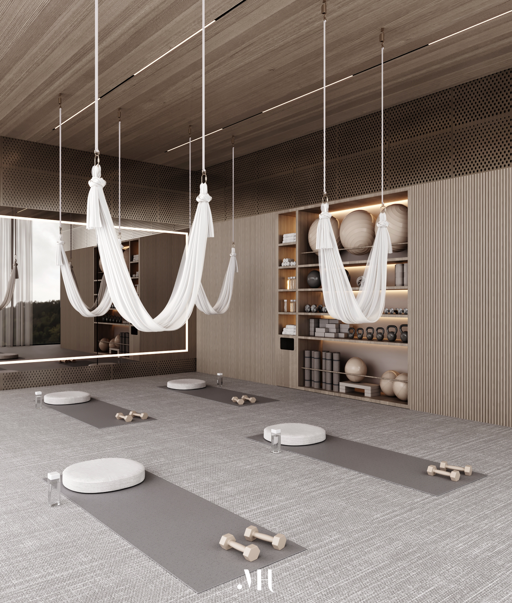 瑜伽区丨Menna Hussien Designs-4