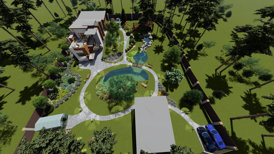 郊区房屋美化与绿化项目-32