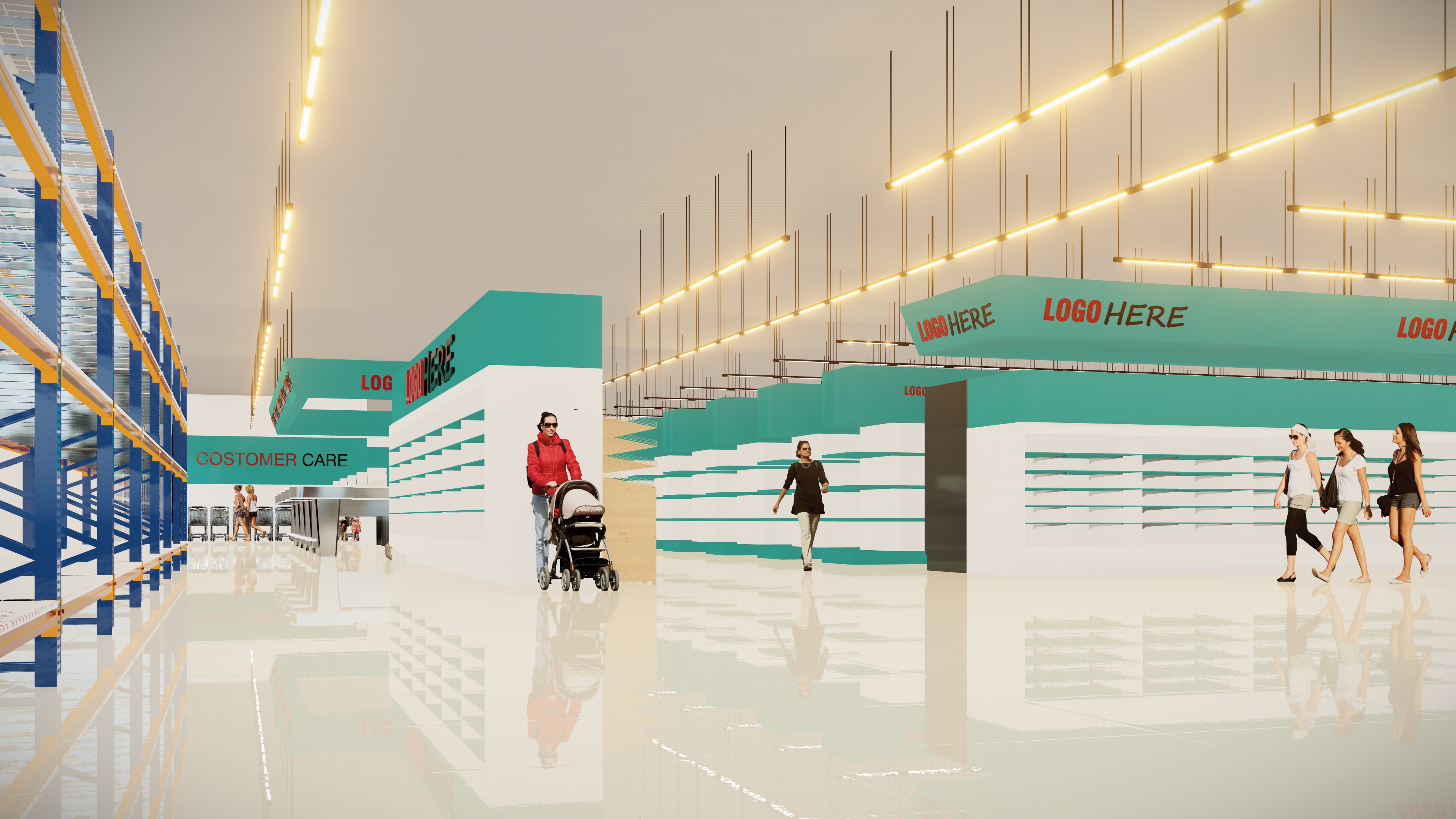 DIY store or super market design-7