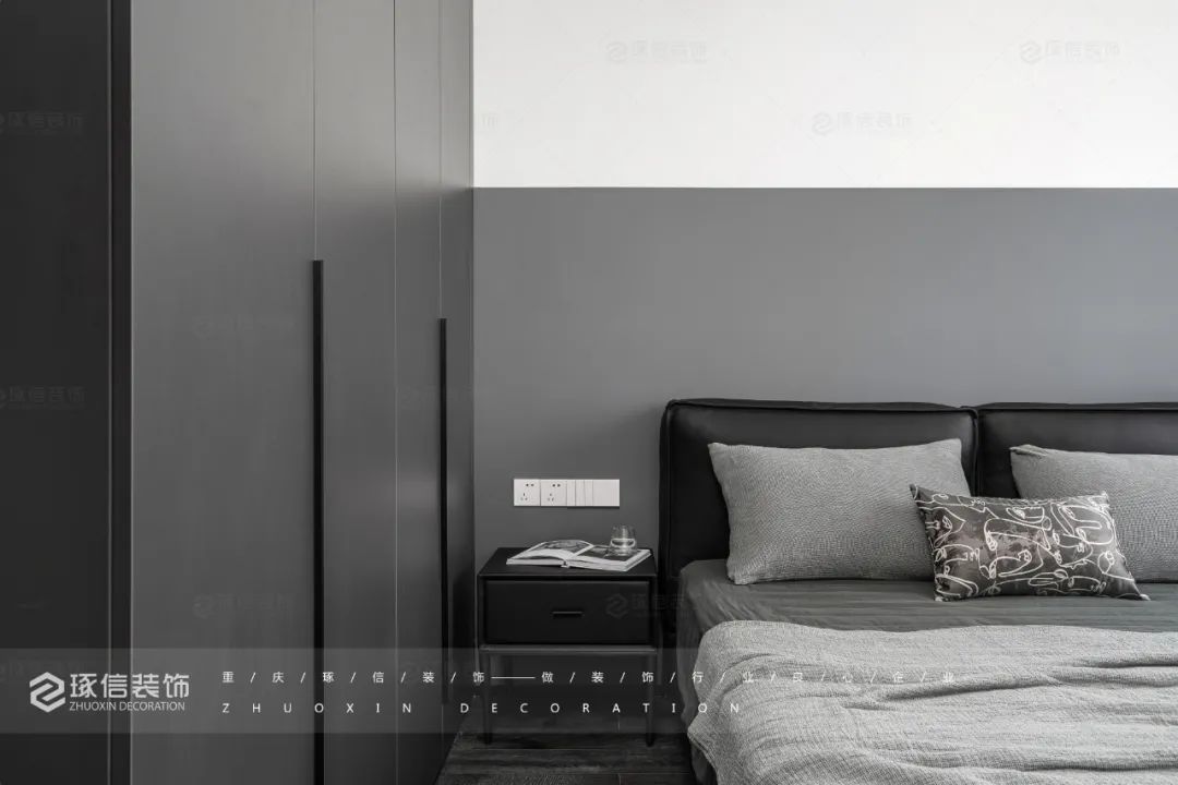 绿地樱园现代极简风住宅设计丨中国重庆丨重庆琢信装饰有限公司-35