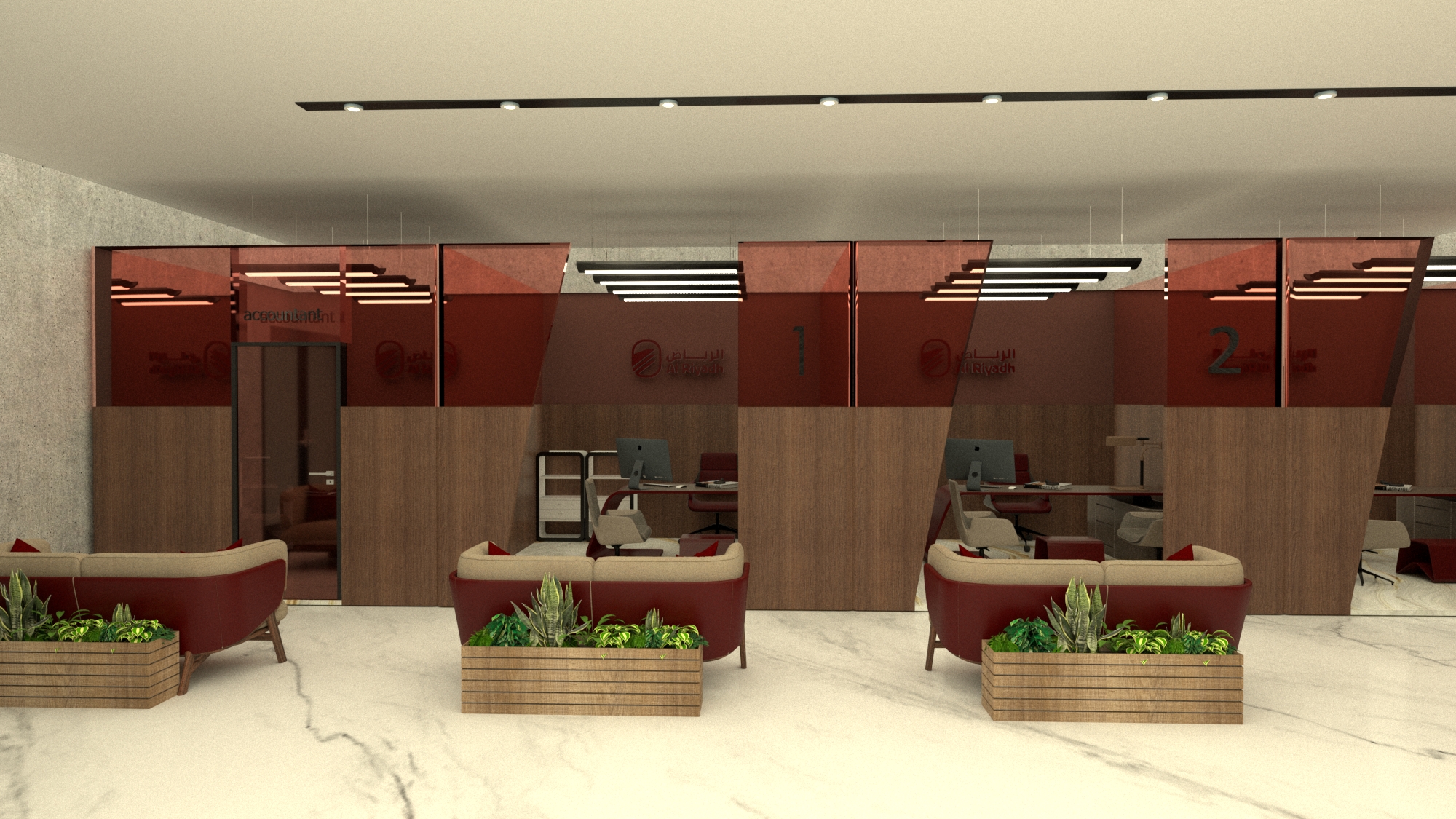 利雅得某旅游公司办公室分支设计丨沙特阿拉伯利雅得-3