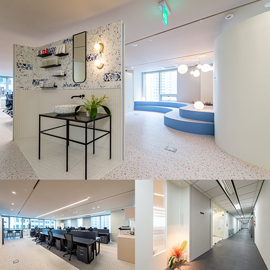 VANADA 办公室 | 简约白调的 75 平米商务空间-1