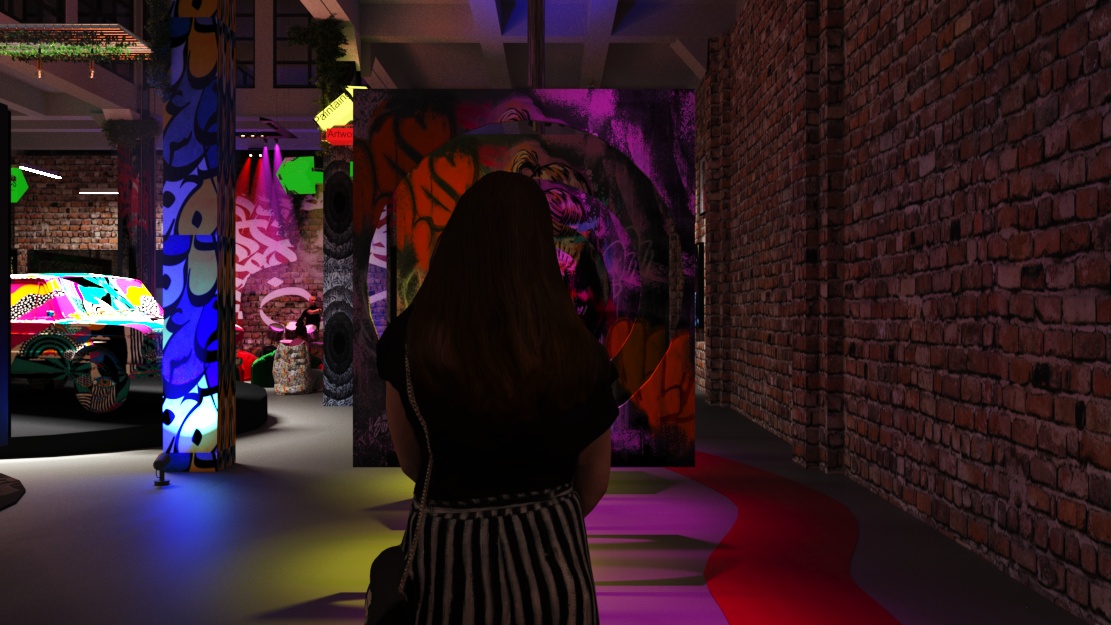 Graffiti art space “The factory downtown “-1