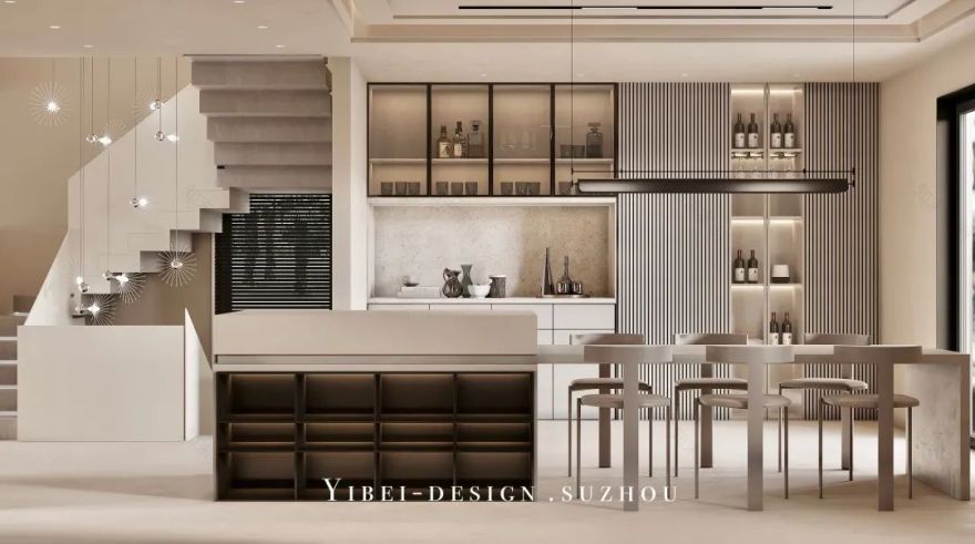 微水泥轻奢全案设计丨中国苏州丨YIBEI DESIGN-7