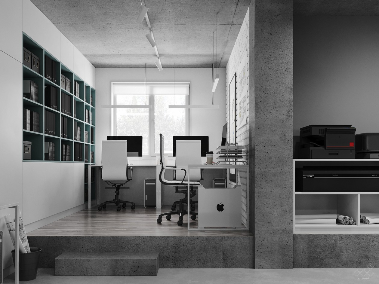 乌克兰基辅86㎡办公空间设计-17