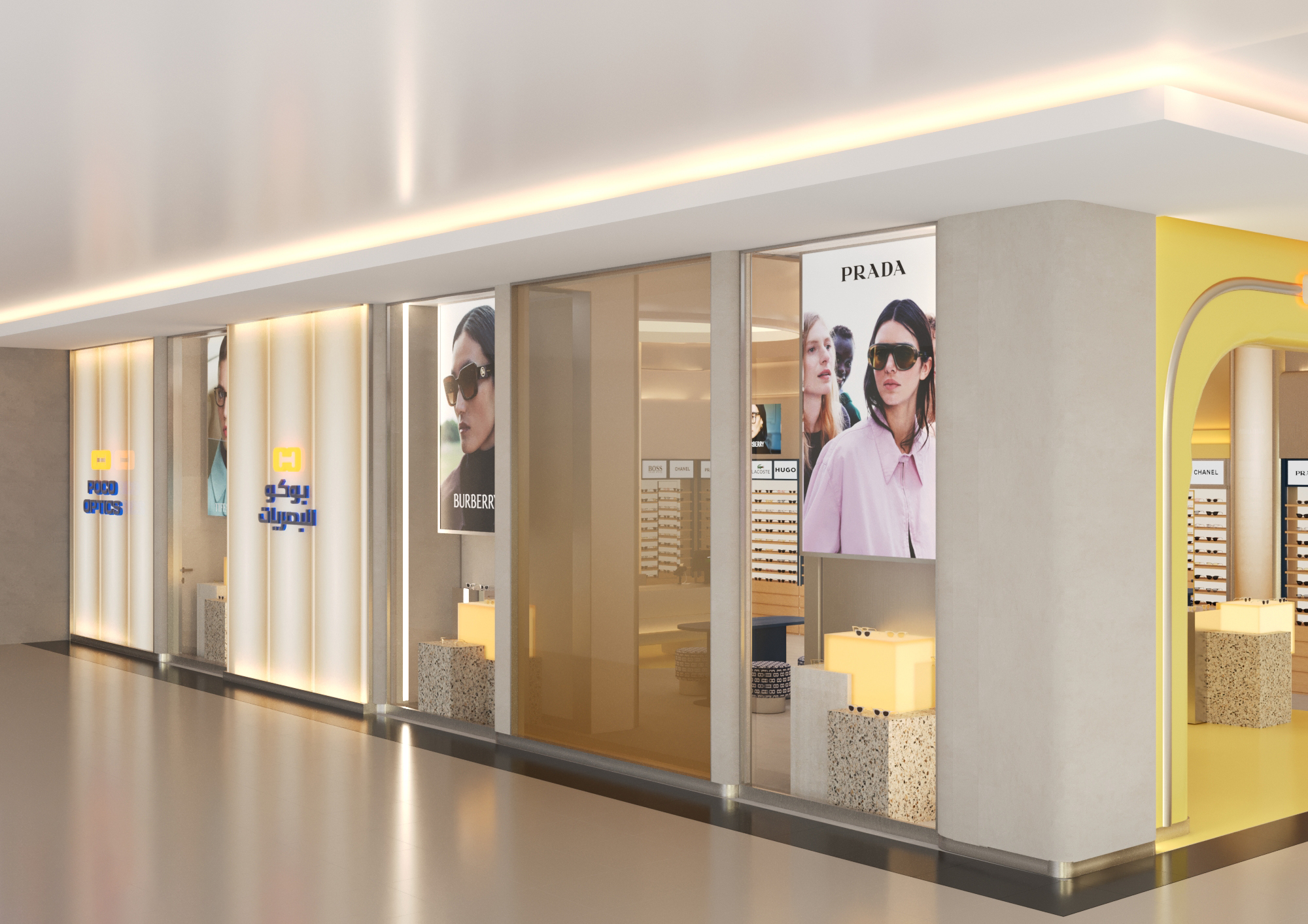 POCO OPTICS光学商店室内设计丨阿联酋迪拜-12