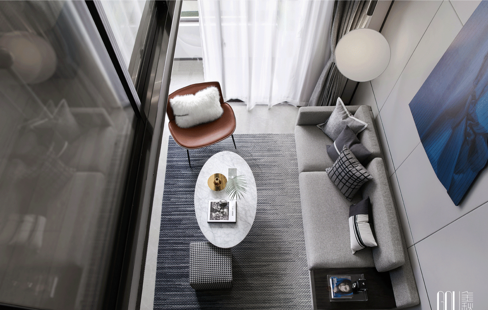 中央松湖 Loft 户型 E&F 室内设计-9