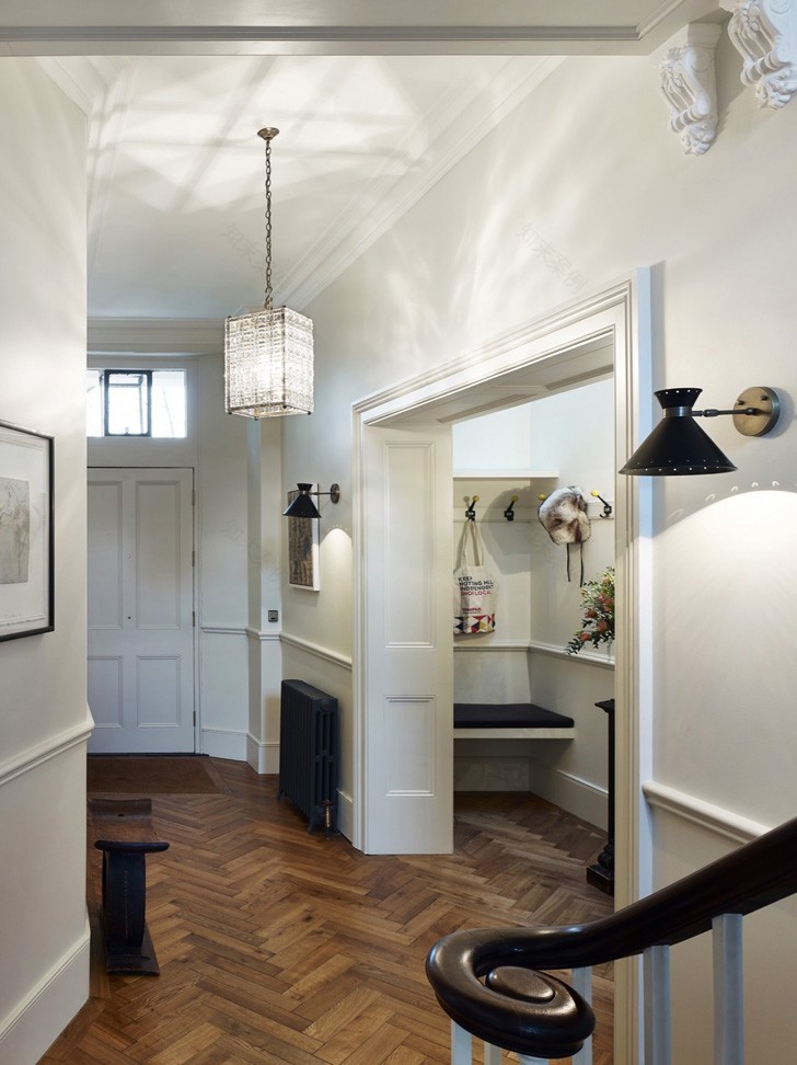 伦敦时尚联排别墅,传统与现代的完美融合-7