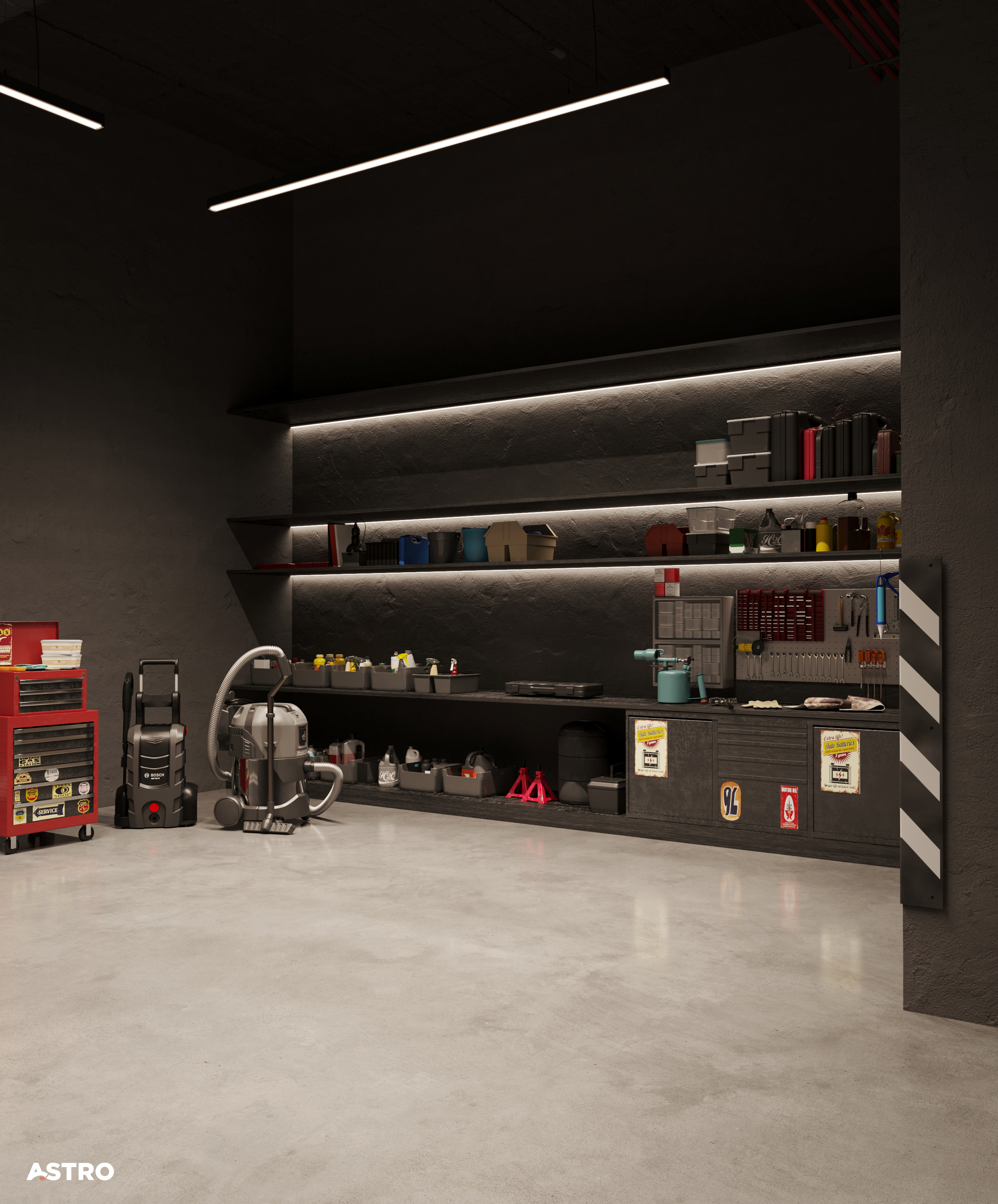Basement Parking Design（地下室停车设计）丨沙特阿拉伯丨Astro Architects-17