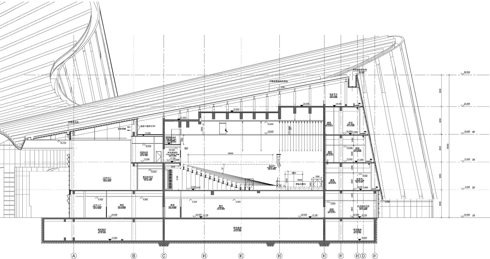 南通大剧院丨中国南通丨北京建院+保罗·安德鲁+泊思-105