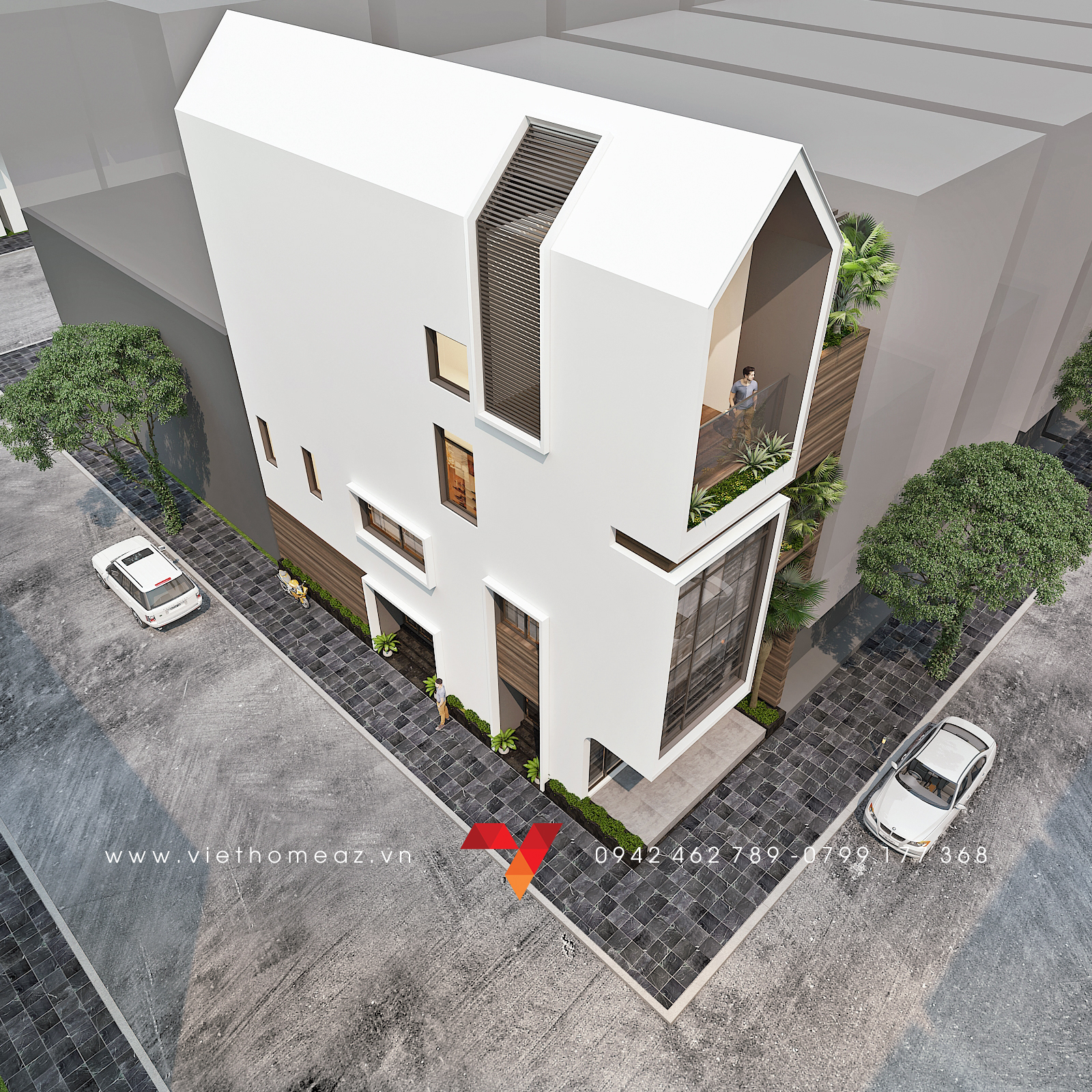 兴安河内联排别墅设计丨Kiến Trúc – Nội Thất VietHome-14