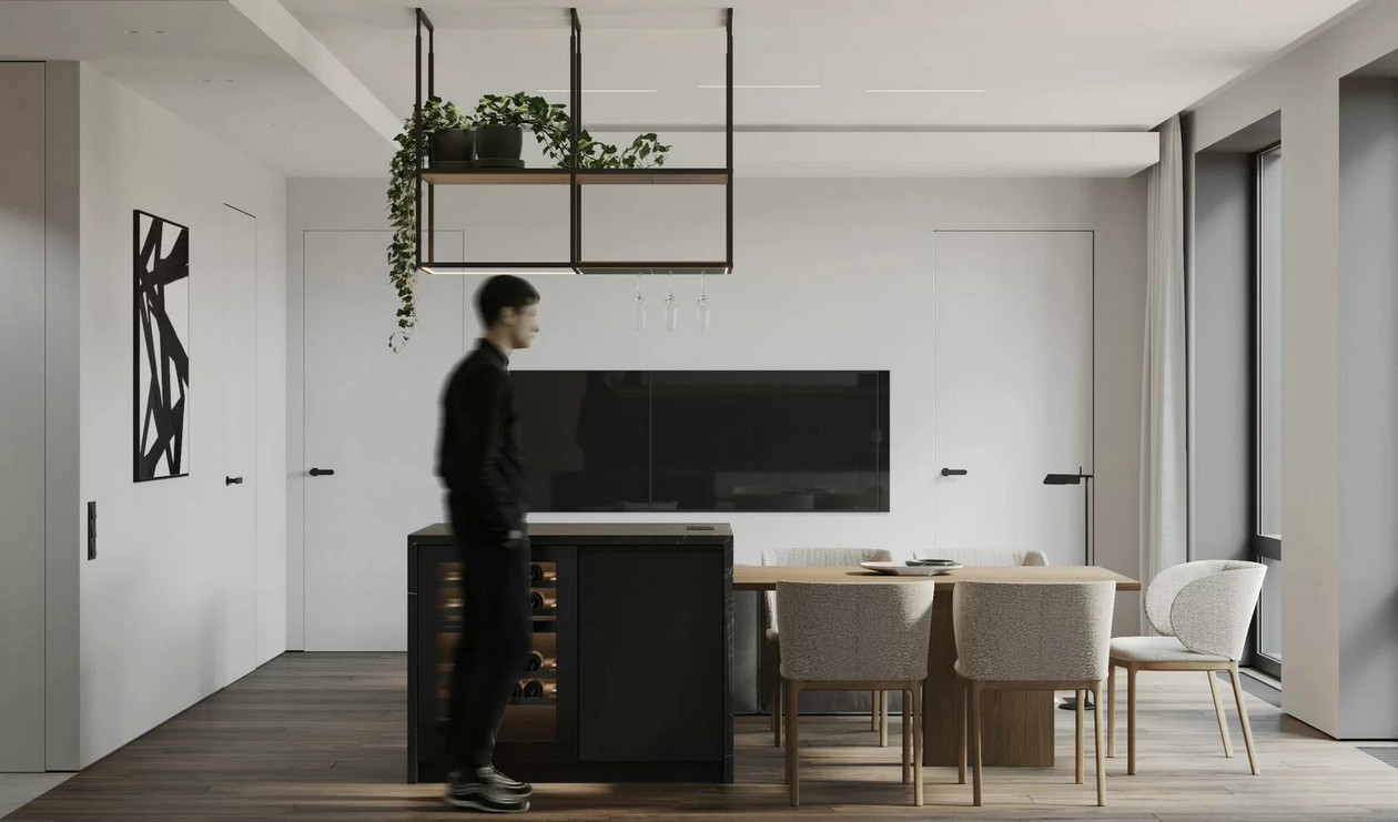 灰色系小空间公寓设计-5