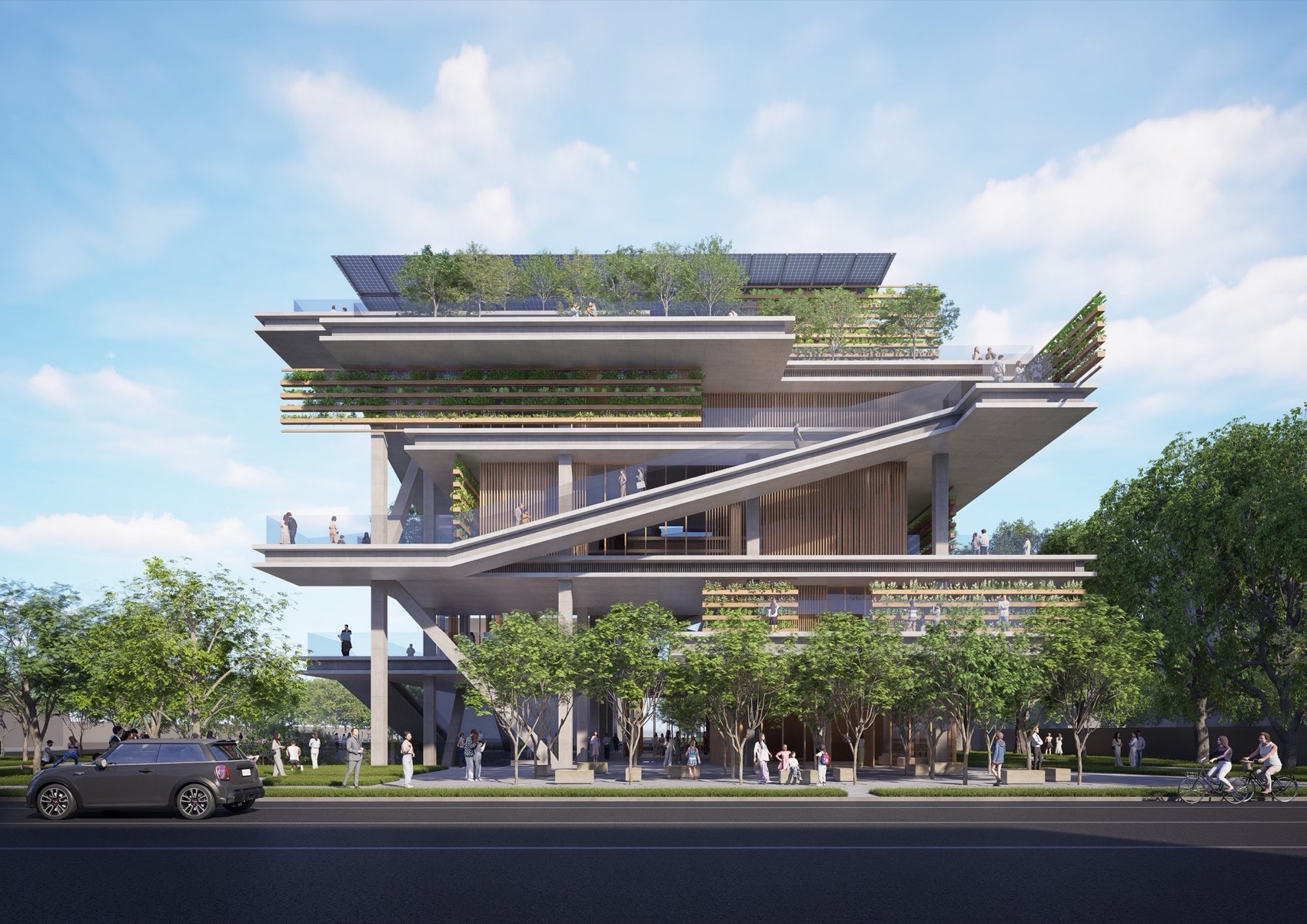 上海宝山区张庙街道02街坊89丘地块文化中心丨中国上海丨OPEN建筑事务所-3