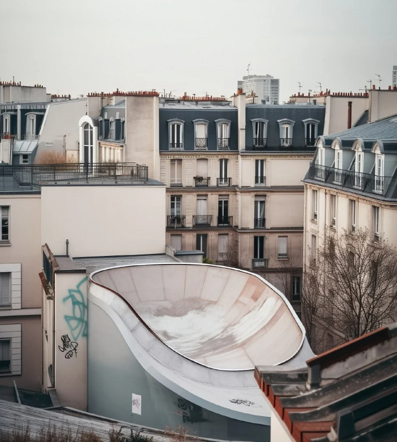 巴黎隐藏的滑板公园丨法国巴黎丨ūti Architectes-9