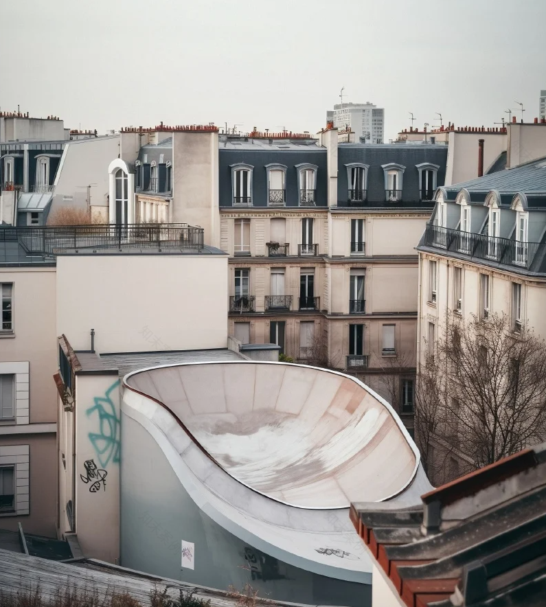 巴黎隐藏的滑板公园丨法国巴黎丨ūti Architectes-9