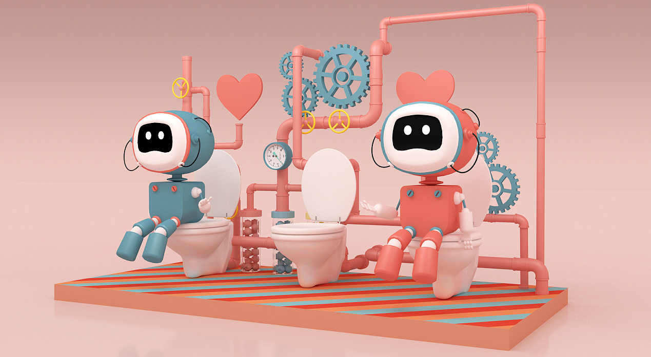 Robot Commercial art display-7