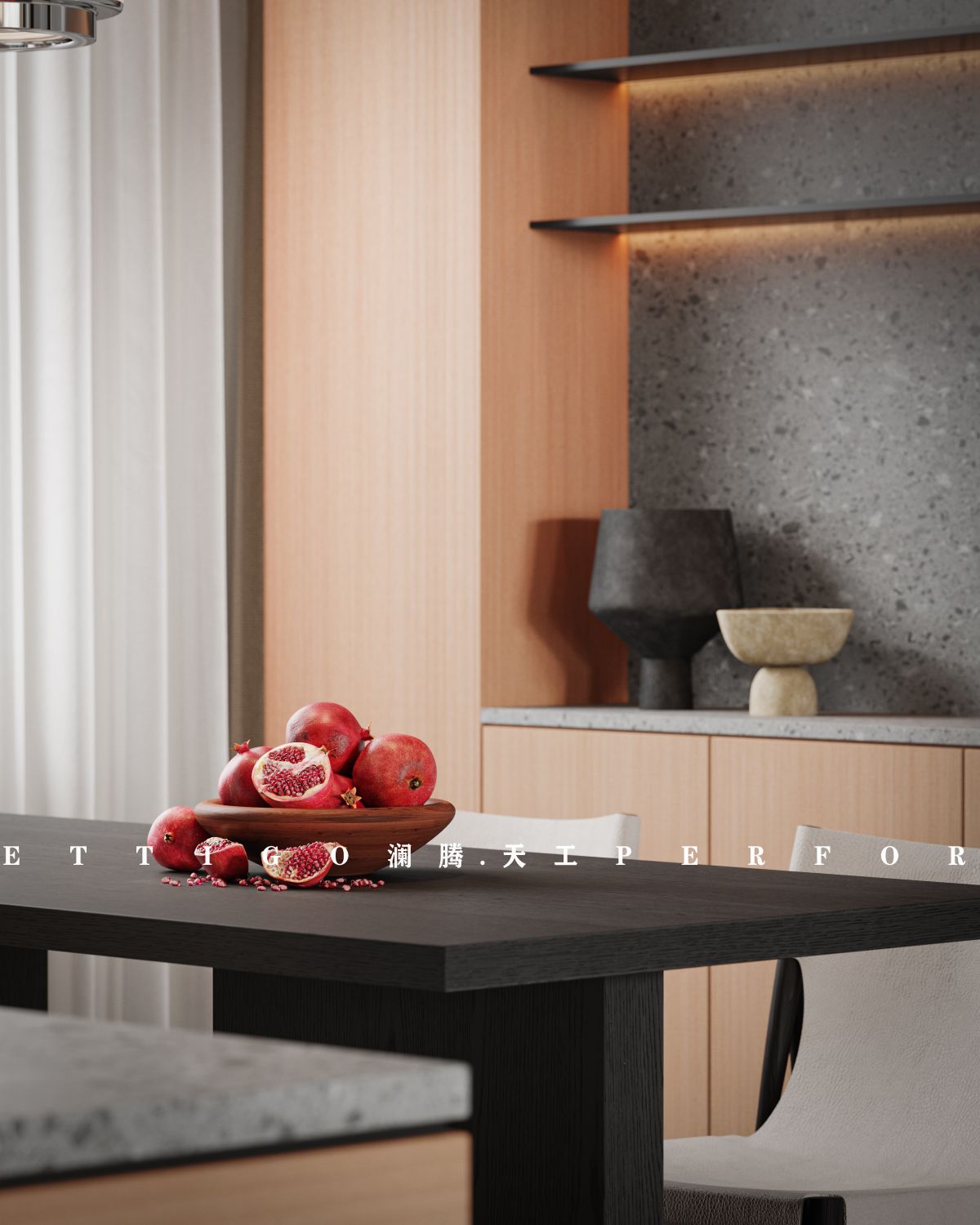 现代暖色调，一眼万年的温柔治愈感住宅-9