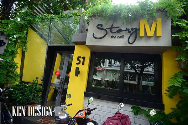 Tình yêu đẹp với quán cafe xanh ngát xanh Story M-14