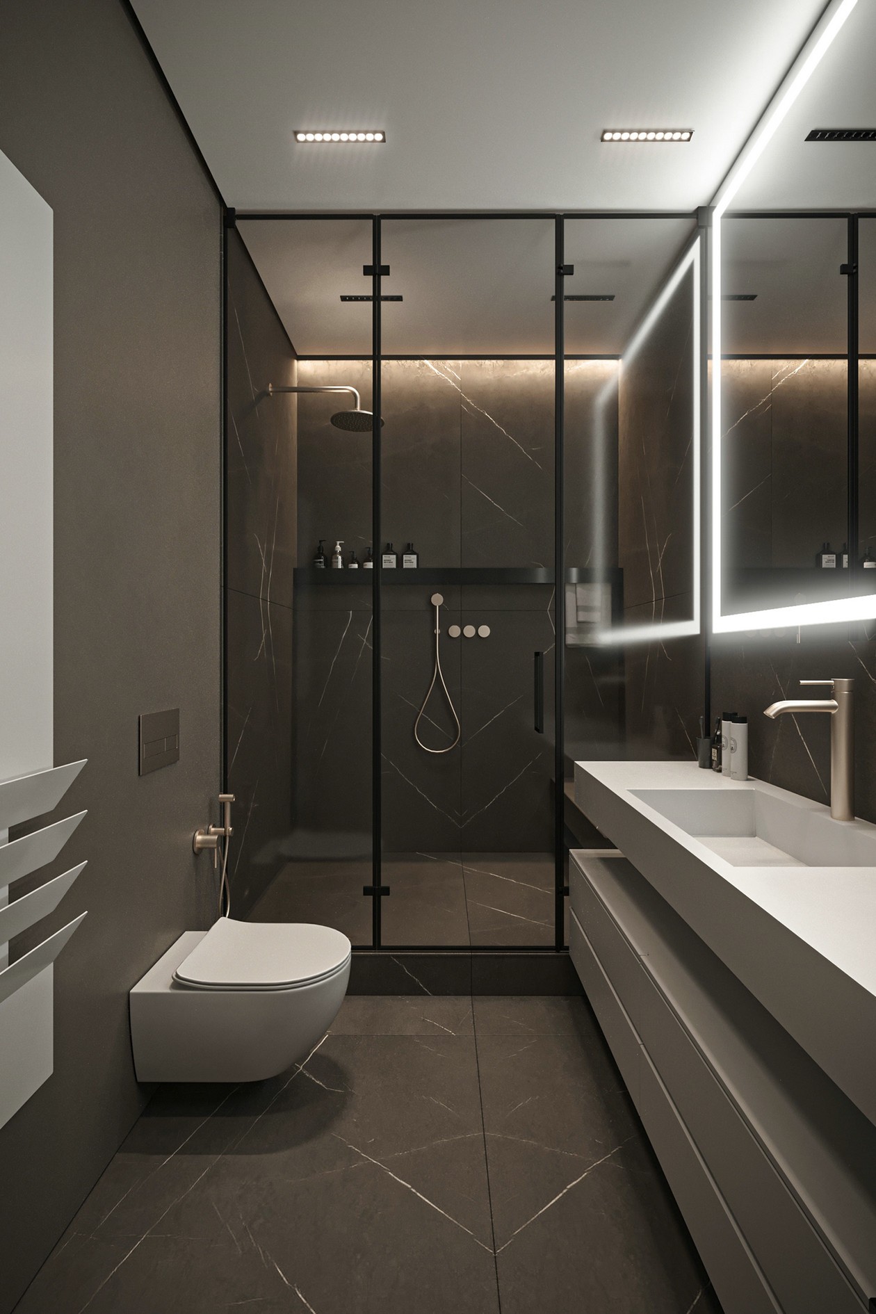 原木与灰色的细腻精致设计-8