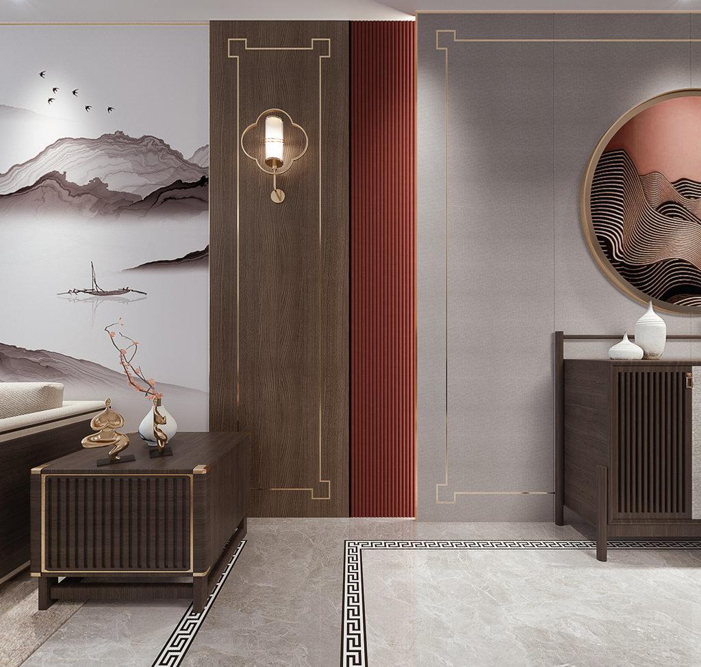 温柔坚定，原木皮质的餐厅设计-3