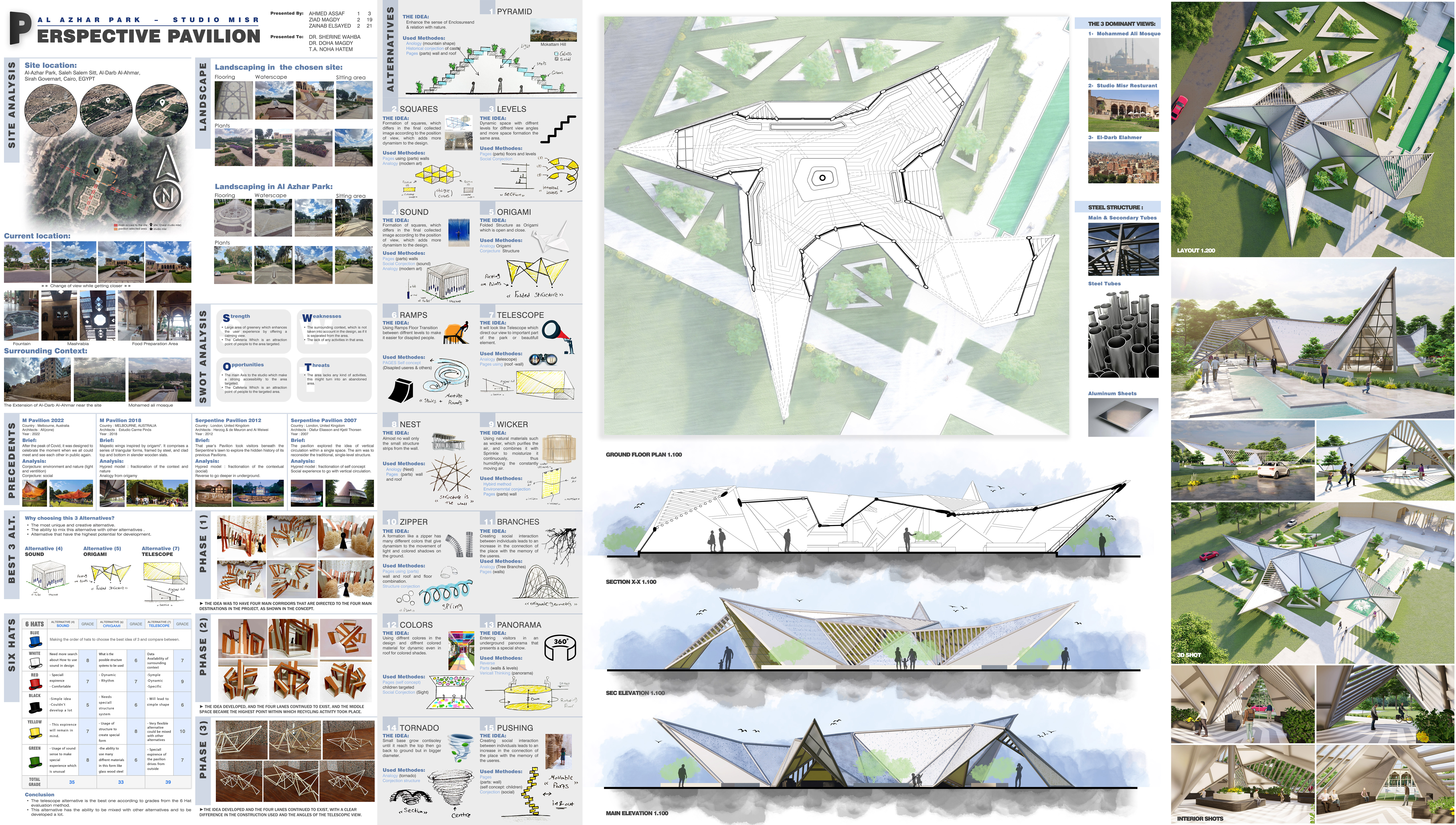 透视亭丨埃及开罗丨开罗大学工程学院建筑系-35