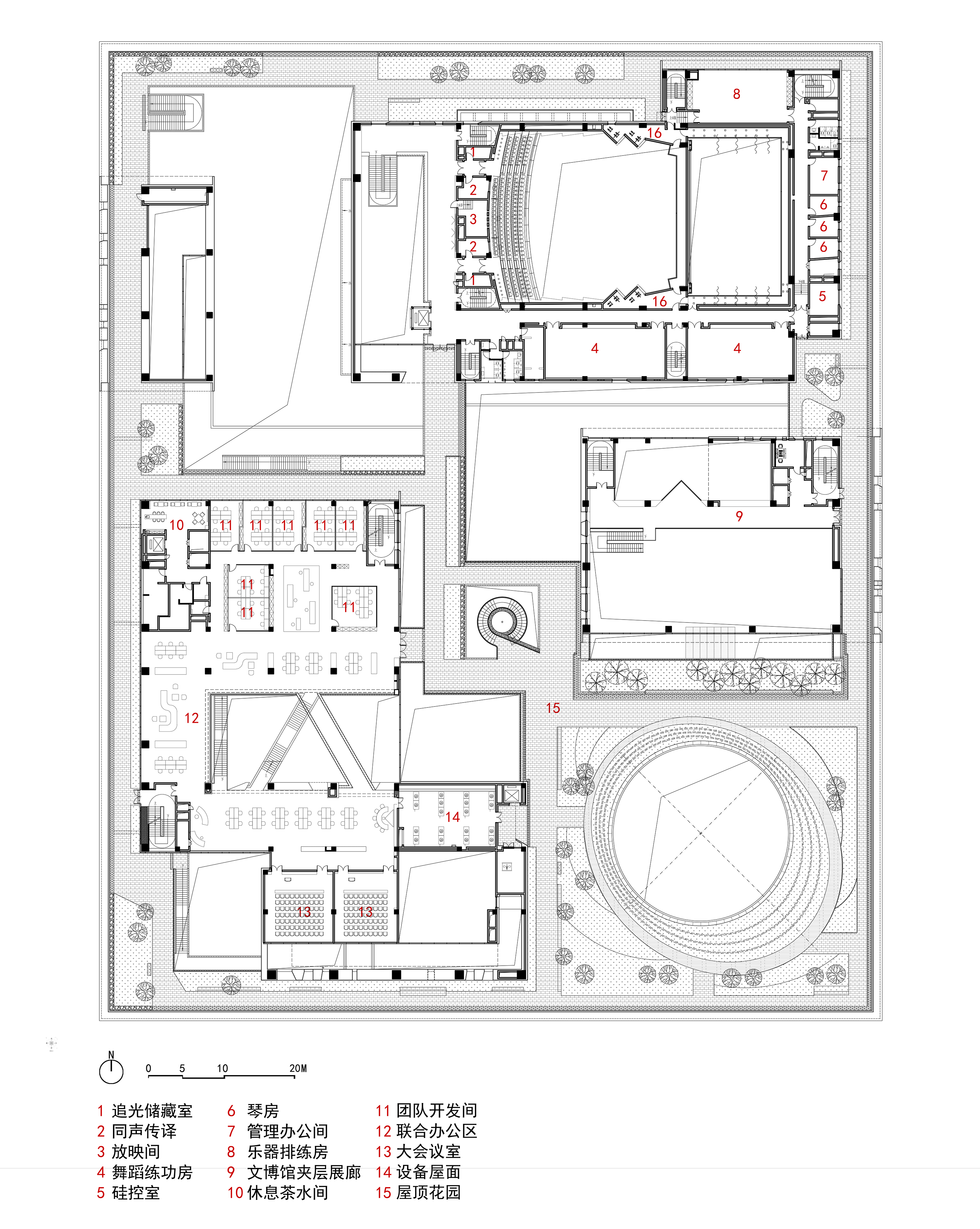 华南理工大学广州国际校区，E5文化活动中心 / 华工设计院-25