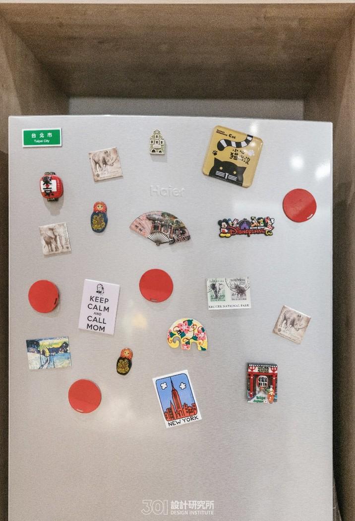 78 平米北欧风小家,绿色背景墙打造轻奢空间-23