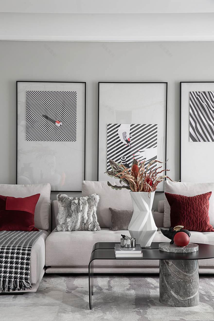 280㎡潍坊复式样板间,简约雅奢的品质生活!-6