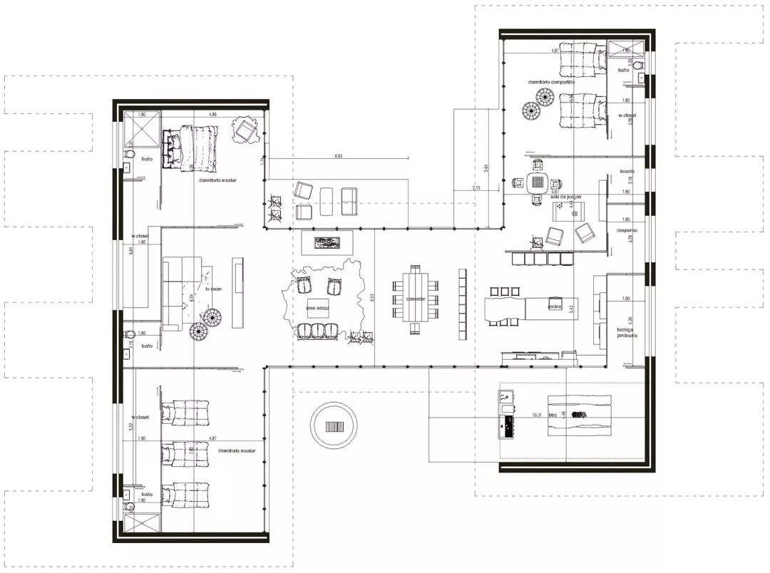 厄瓜多尔 Patios 住宅 | 自然景观中的绿色之家-21