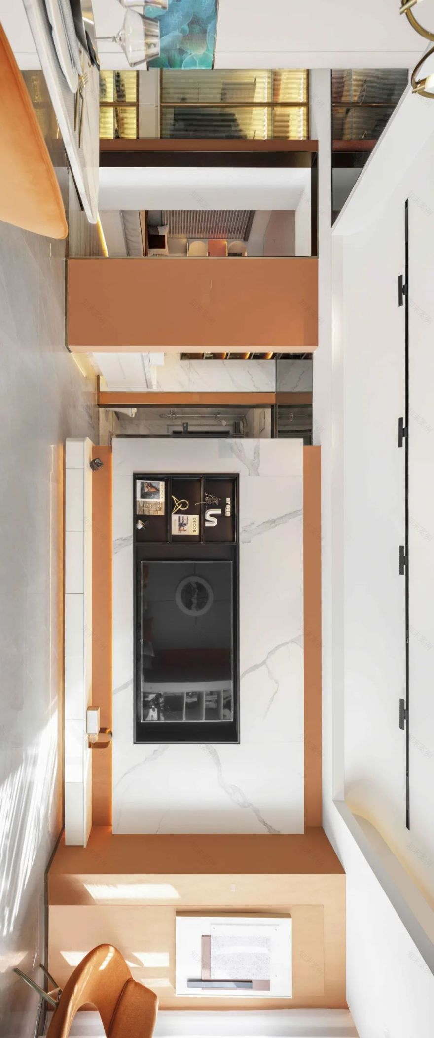 天津 79㎡紧凑户型打造轻奢梦想家-13