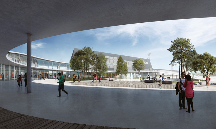 丹麦最大展览中心设计亮相,绿色景观与活动广场相映成趣-2