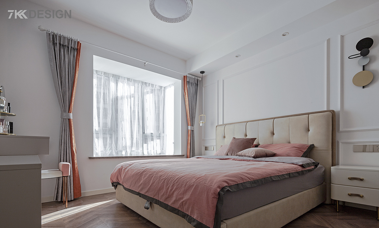 7kkdesign | 90㎡北欧风，轻奢优雅，甜美温馨，唤醒你的少女心-60