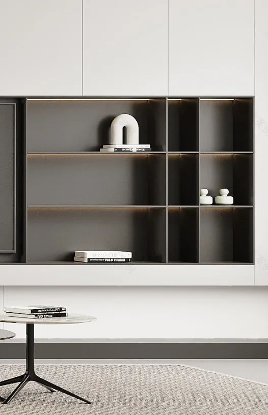 秋日中性色,新商大厦 120㎡户型设计丨铭星 A.F.C 设计&精造-20